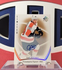 Cam Atkinson 2022-23 SP Authentic Ud Authentics Autograph Upper Deck